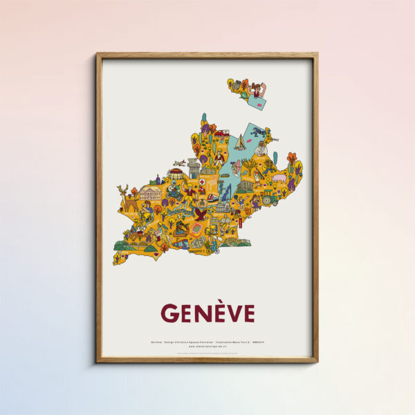 Genève L framed